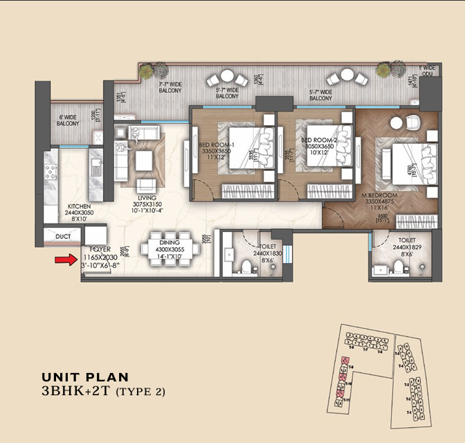 1800Sqft Floor Plan